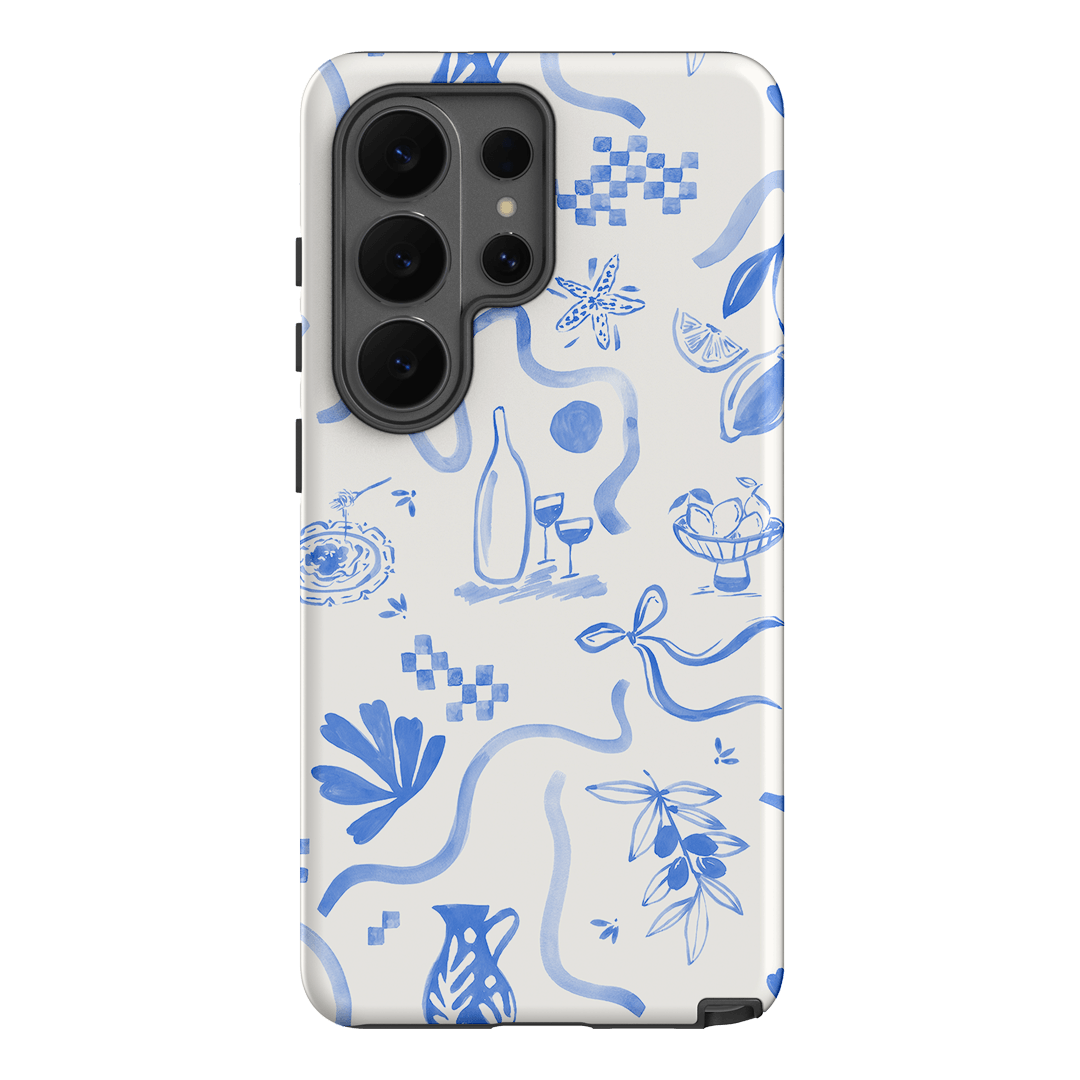 Mediterranean Wave Printed Phone Cases Samsung Galaxy S26 Ultra / Armoured by Charlie Taylor - The Dairy