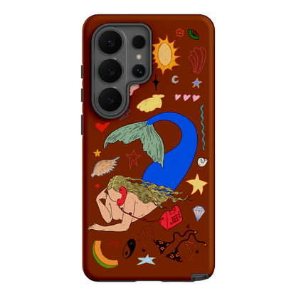 Mermaid Salad Chocolate Printed Phone Cases Samsung Galaxy S26 Ultra / Armoured by Easty Beasty - The Dairy