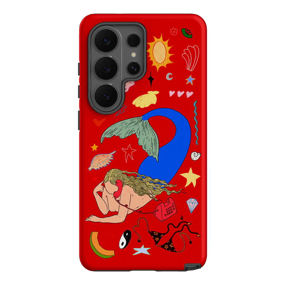 Mermaid Salad Scarlet Printed Phone Cases Samsung Galaxy S26 Ultra / Armoured by Easty Beasty - The Dairy