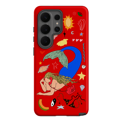 Mermaid Salad Scarlet Printed Phone Cases Samsung Galaxy S26 Ultra / Armoured by Easty Beasty - The Dairy