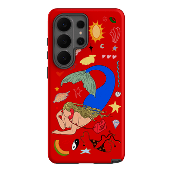 Mermaid Salad Scarlet Printed Phone Cases Samsung Galaxy S26 Ultra / Armoured by Easty Beasty - The Dairy