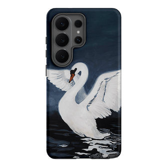 Midnight Swan Printed Phone Cases Samsung Galaxy S26 Ultra / Armoured by Lisa Hu - The Dairy