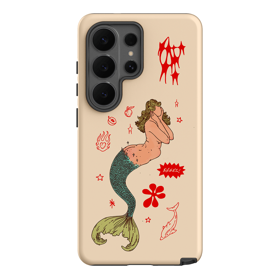 Mimi Cream Printed Phone Cases Samsung Galaxy S26 Ultra / Armoured by Easty Beasty - The Dairy