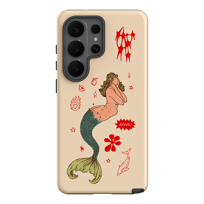 Mimi Cream Printed Phone Cases Samsung Galaxy S26 Ultra / Armoured by Easty Beasty - The Dairy