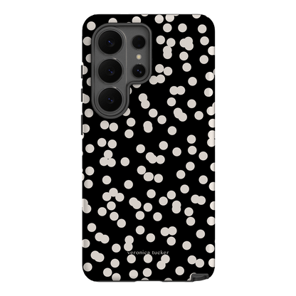 Mini Confetti Noir Printed Phone Cases Samsung Galaxy S26 Ultra / Armoured by Veronica Tucker - The Dairy