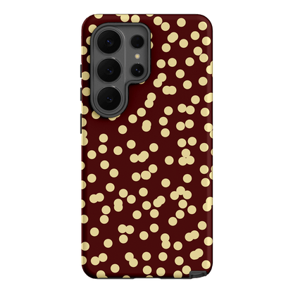 Mini Confetti Burgundy Butter Printed Phone Cases Samsung Galaxy S26 Ultra / Armoured by Veronica Tucker - The Dairy