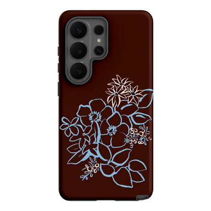 Mocha Posy Printed Phone Cases Samsung Galaxy S26 Ultra / Armoured by Typoflora - The Dairy