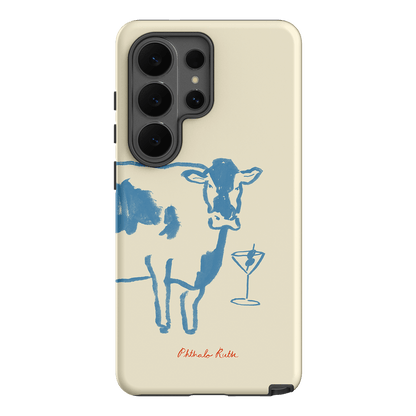 Mootini Blue Printed Phone Cases Samsung Galaxy S26 Ultra / Armoured by Phthalo Ruth - The Dairy