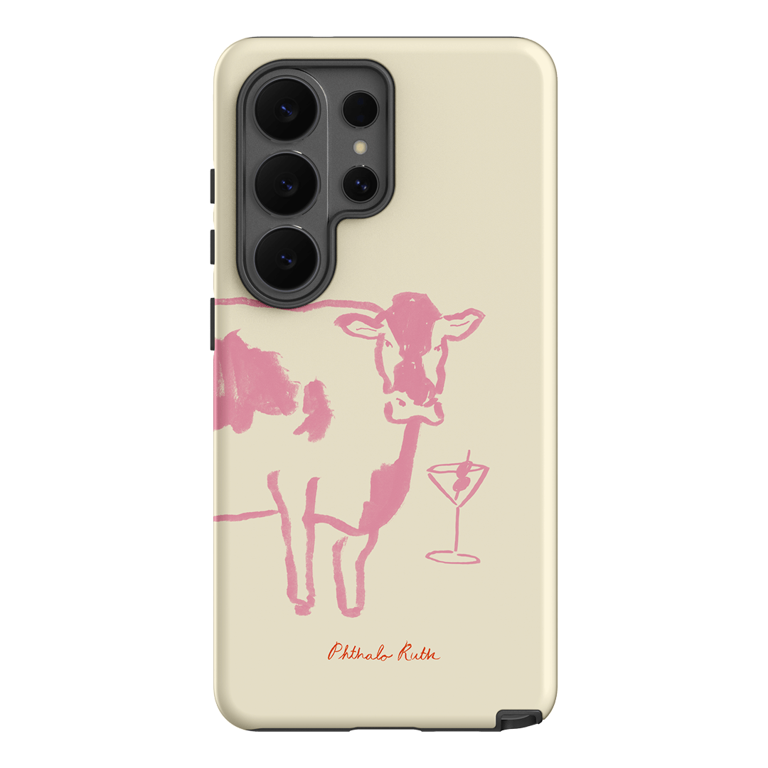 Mootini Pink Printed Phone Cases Samsung Galaxy S26 Ultra / Armoured by Phthalo Ruth - The Dairy