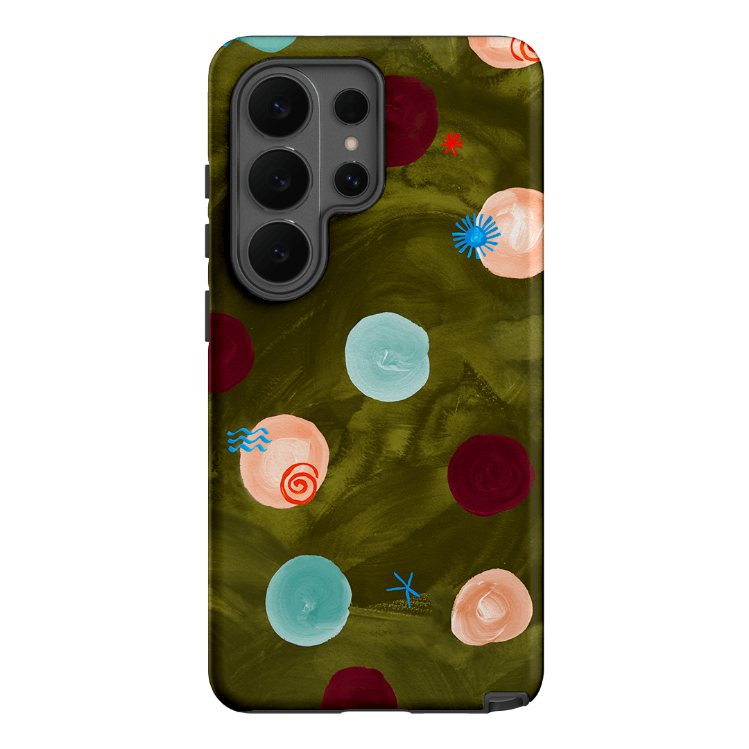 Olive Spot Printed Phone Cases Samsung Galaxy S26 Ultra / Armoured by Charlie Taylor - The Dairy