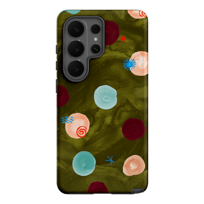 Olive Spot Printed Phone Cases Samsung Galaxy S26 Ultra / Armoured by Charlie Taylor - The Dairy