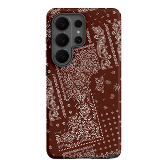 Paisley Cinnamon Printed Phone Cases Samsung Galaxy S26 Ultra / Armoured by The Dairy - The Dairy