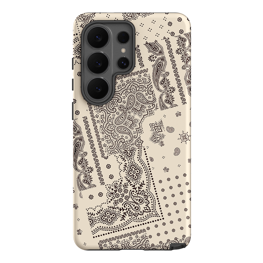 Paisley Ecru Printed Phone Cases Samsung Galaxy S26 Ultra / Armoured by The Dairy - The Dairy
