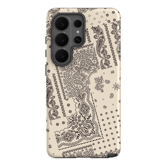 Paisley Ecru Printed Phone Cases Samsung Galaxy S26 Ultra / Armoured by The Dairy - The Dairy