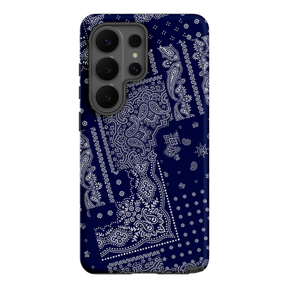Paisley Indigo Printed Phone Cases Samsung Galaxy S26 Ultra / Armoured by The Dairy - The Dairy