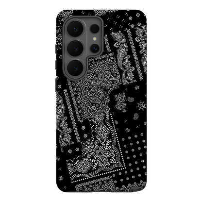 Paisley Noir Printed Phone Cases Samsung Galaxy S26 Ultra / Armoured by The Dairy - The Dairy