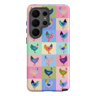 Pastel Chickens Printed Phone Cases Samsung Galaxy S26 Ultra / Armoured by Kayla Henley - The Dairy