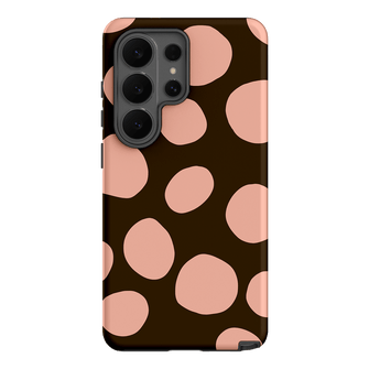Pebbles Chocolate Pink Printed Phone Cases Samsung Galaxy S26 Ultra / Armoured by Veronica Tucker - The Dairy