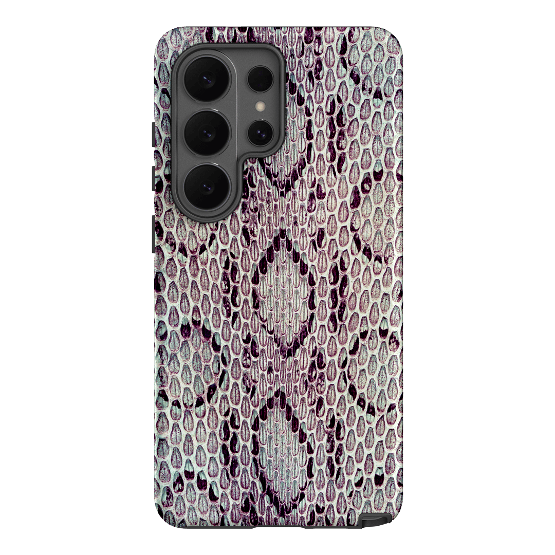 Plum Python Printed Phone Cases Samsung Galaxy S26 Ultra / Armoured by The Dairy - The Dairy