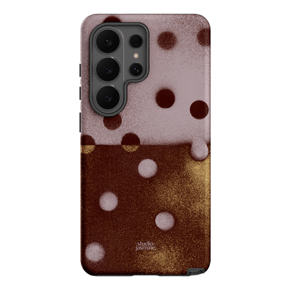 Rust Polka Dot Printed Phone Cases Samsung Galaxy S26 Ultra / Armoured by Jasmine Dowling - The Dairy