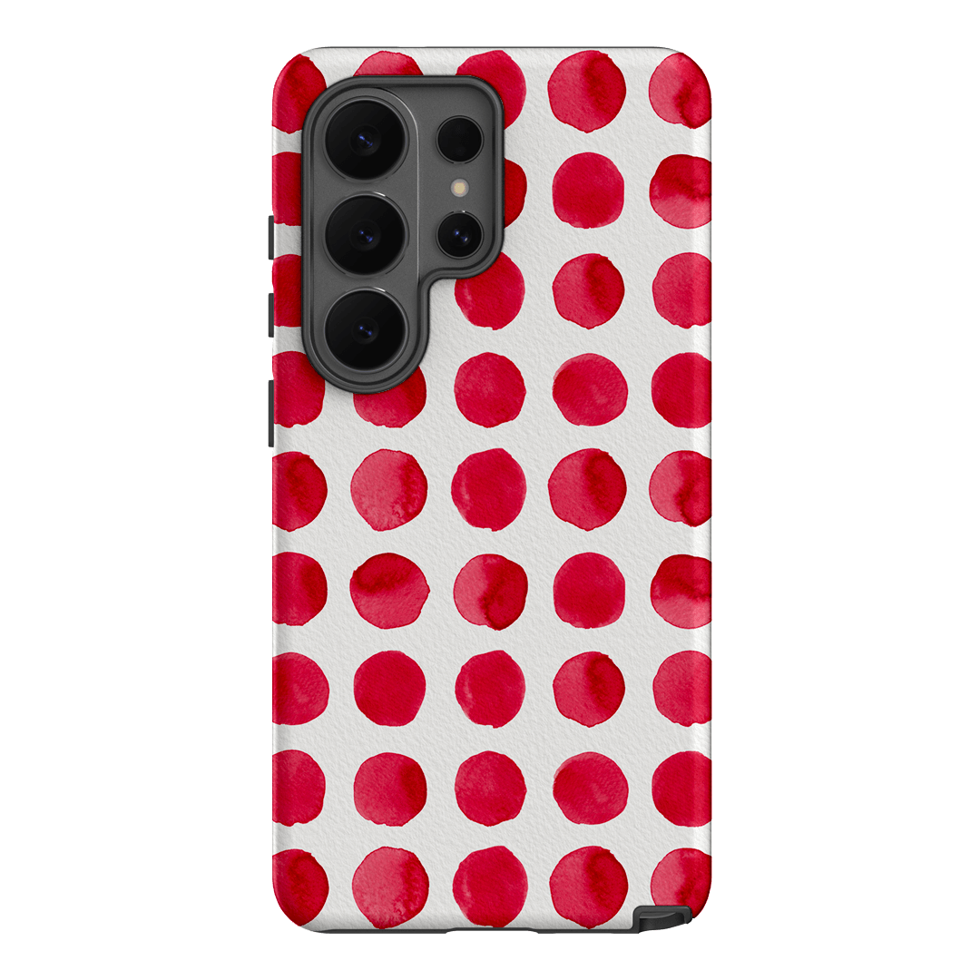 Spots in Red Printed Phone Cases by The Dairy - The Dairy