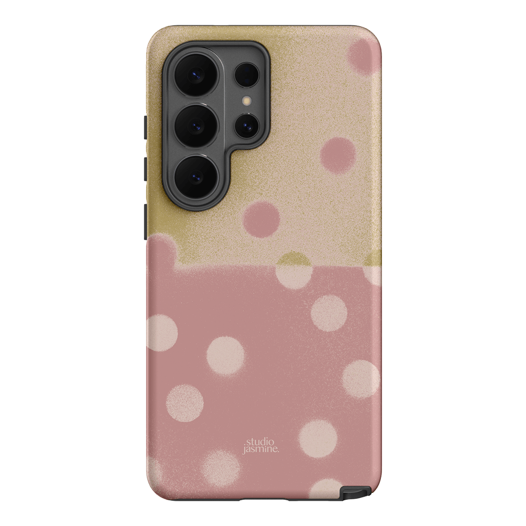 Strawberry Polka Dot Printed Phone Cases Samsung Galaxy S26 Ultra / Armoured by Jasmine Dowling - The Dairy