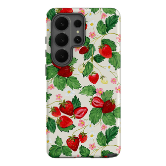 Strawberry Patch Printed Phone Cases Samsung Galaxy S26 Ultra / Armoured by Ellie Mae - The Dairy