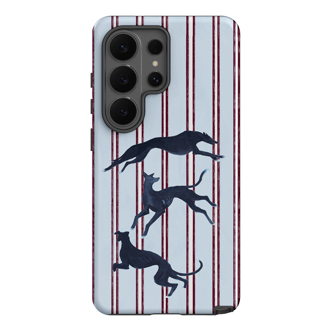 Stripey Hounds Printed Phone Cases Samsung Galaxy S26 Ultra / Armoured by Lisa Hu - The Dairy