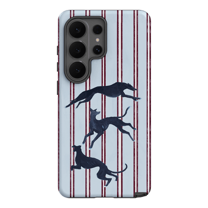 Stripey Hounds Printed Phone Cases Samsung Galaxy S26 Ultra / Armoured by Lisa Hu - The Dairy