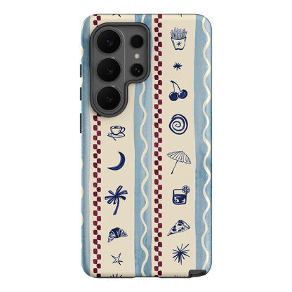 Summer Snacks Blue Printed Phone Cases Samsung Galaxy S26 Ultra / Armoured by Charlie Taylor - The Dairy