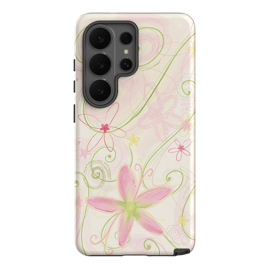 Swirl Pink Printed Phone Cases Samsung Galaxy S26 Ultra / Armoured by Kayla Carr - The Dairy