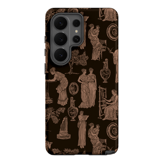 Symposium Burnt Umber Printed Phone Cases Samsung Galaxy S26 Ultra / Armoured by Veronica Tucker - The Dairy