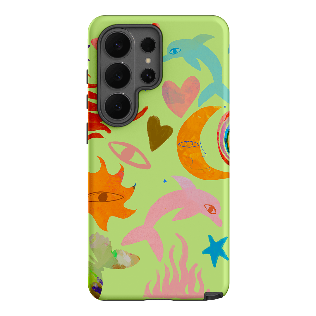 Tattoos Green Printed Phone Cases Samsung Galaxy S26 Ultra / Armoured by Kate Eliza - The Dairy