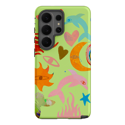 Tattoos Green Printed Phone Cases Samsung Galaxy S26 Ultra / Armoured by Kate Eliza - The Dairy