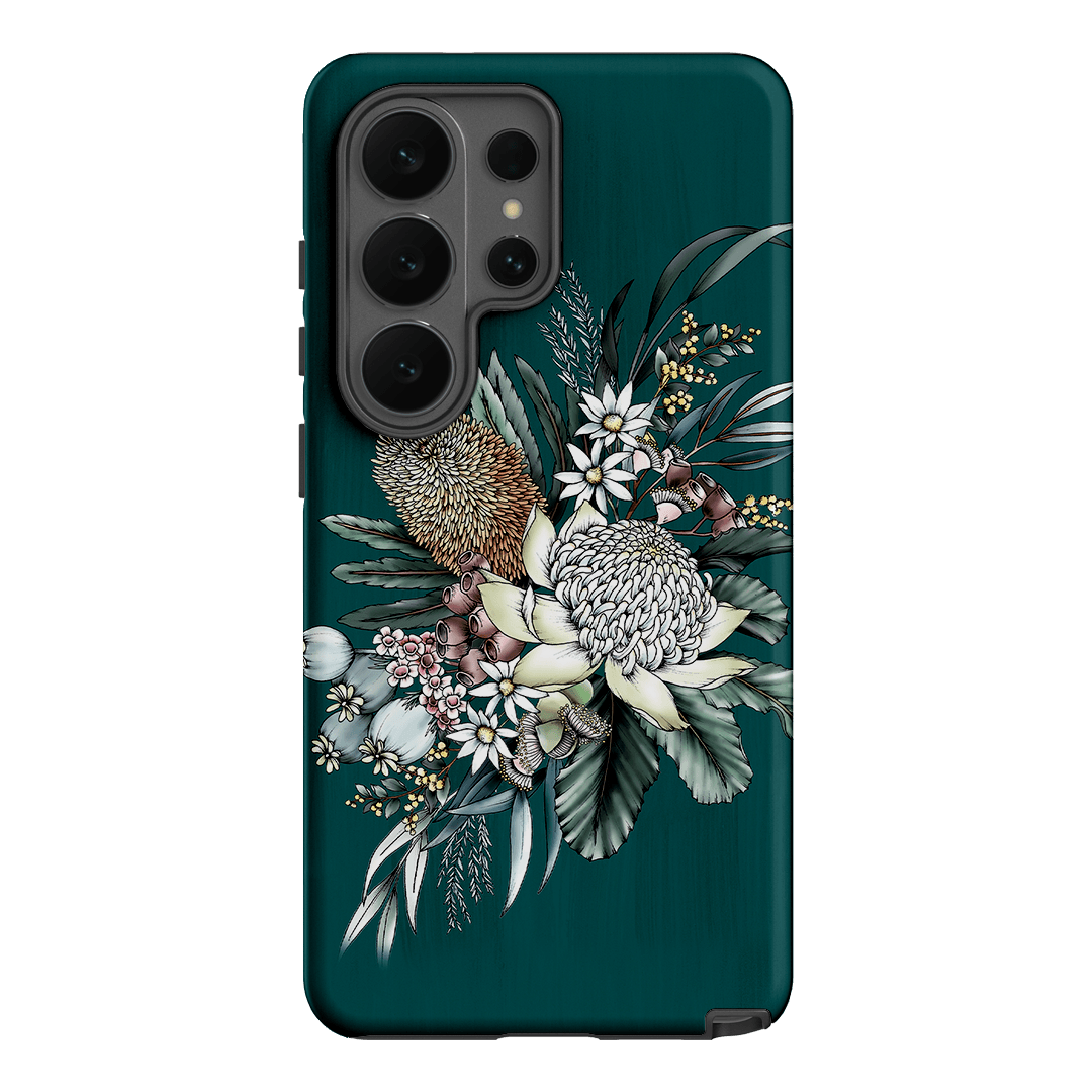 Teal Native Printed Phone Cases Samsung Galaxy S26 Ultra / Armoured by Typoflora - The Dairy