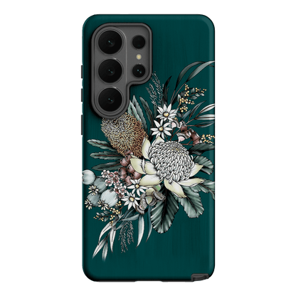 Teal Native Printed Phone Cases Samsung Galaxy S26 Ultra / Armoured by Typoflora - The Dairy