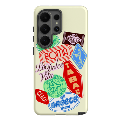 Well Travelled Printed Phone Cases Samsung Galaxy S26 Ultra / Armoured by The Dairy - The Dairy