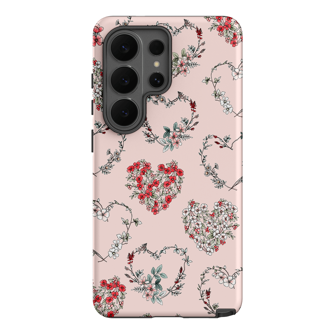 Wild Heart Wreath Printed Phone Cases Samsung Galaxy S26 Ultra / Armoured by Typoflora - The Dairy