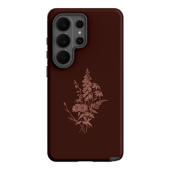 Wildflowers Mocha Printed Phone Cases Samsung Galaxy S26 Ultra / Armoured by Typoflora - The Dairy