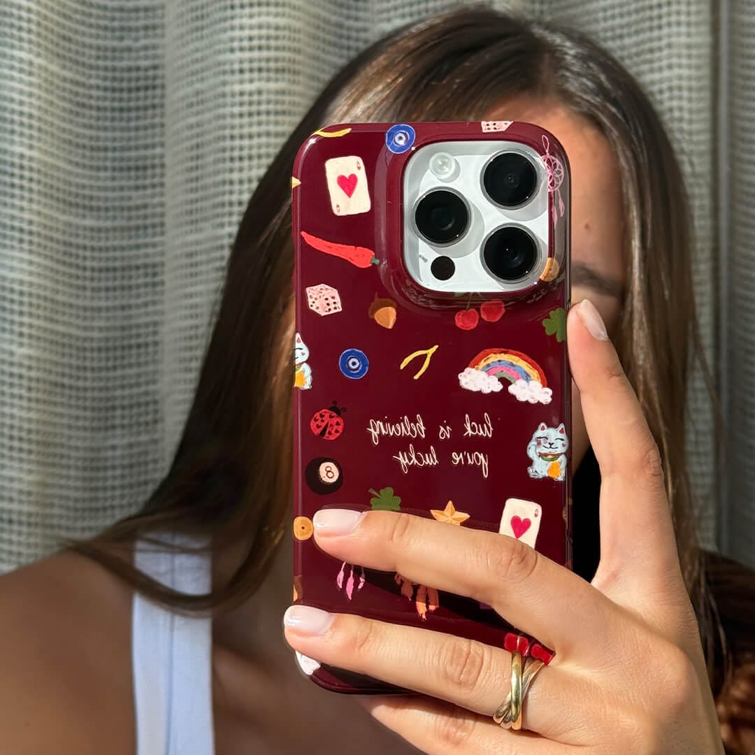 Lucky Printed Phone Cases by Amy Gibbs - The Dairy