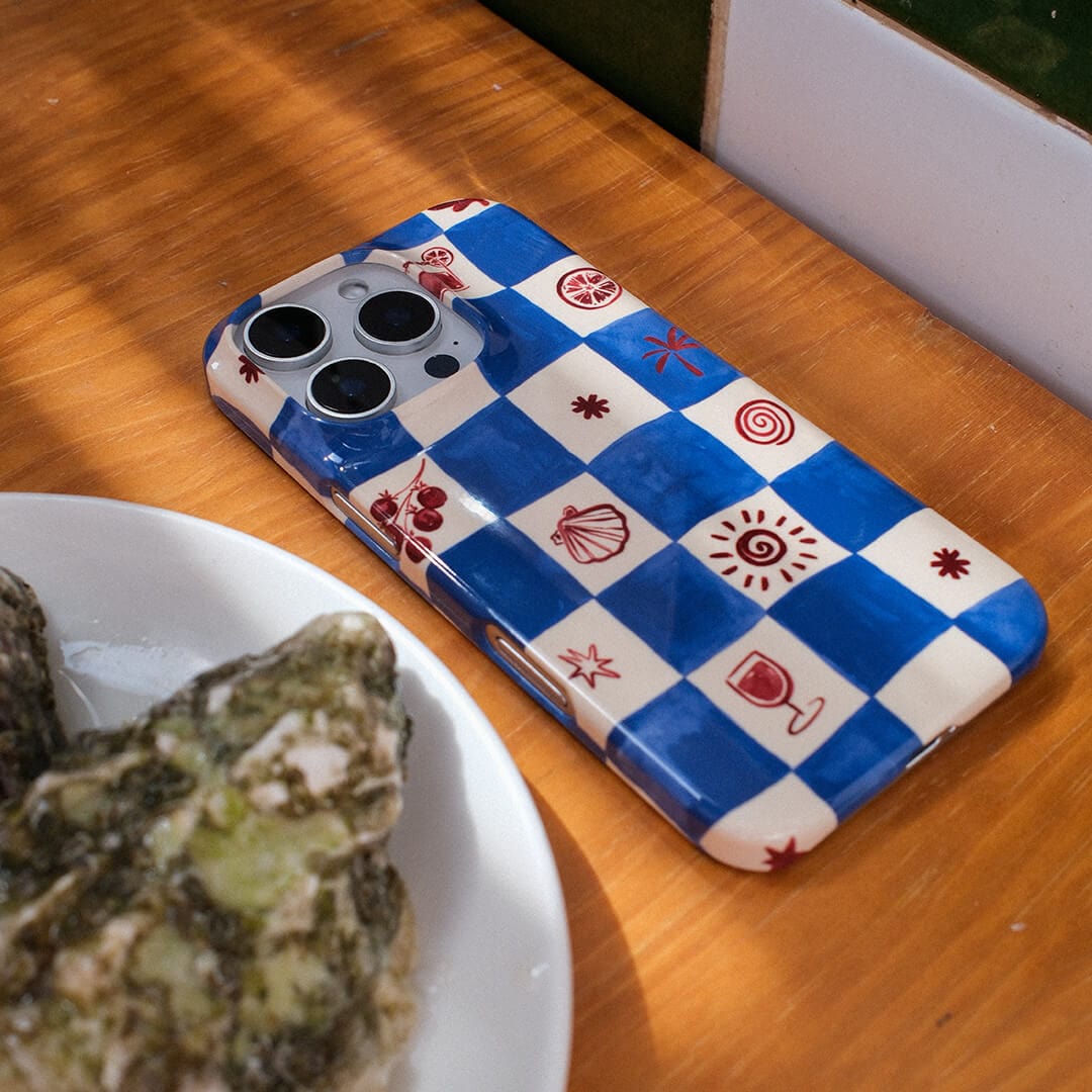 Afternoon Mezze Cornflower Printed Phone Cases by Charlie Taylor - The Dairy