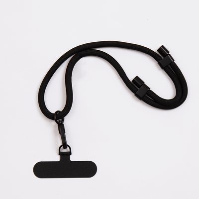 Wrist Adjustable Phone Cord Strap Accessories Black by The Dairy - The Dairy