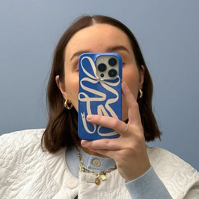 Something Blue Ribbon Printed Phone Cases iPhone 17 / Armoured by Jasmine Dowling - The Dairy