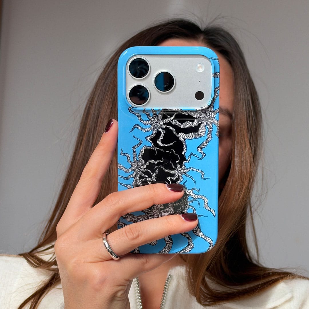 Blue Eclipse Printed Phone Cases by Stormi Bree - The Dairy