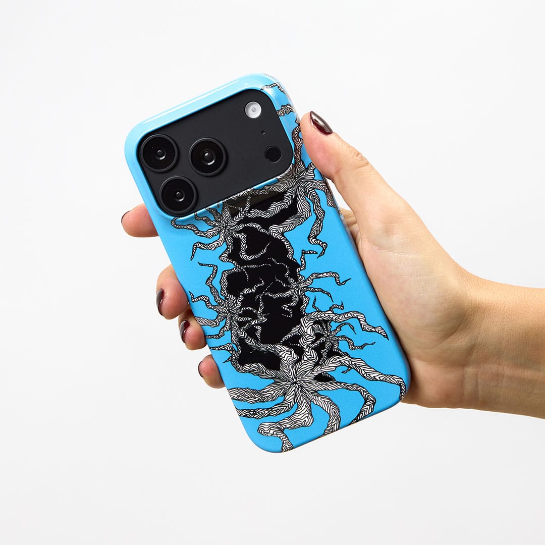 Blue Eclipse Printed Phone Cases by Stormi Bree - The Dairy
