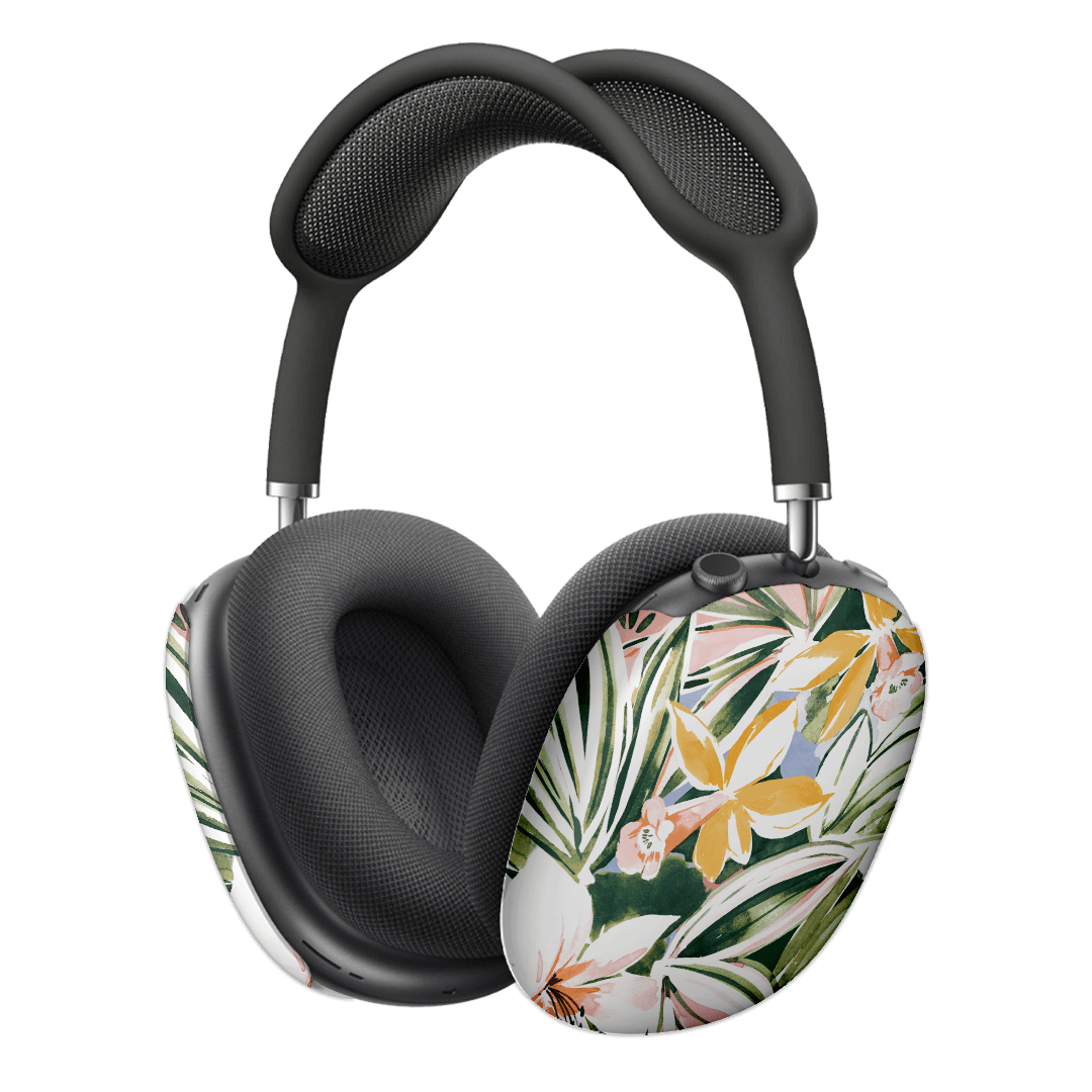 Tropical Floral Pattern Design AirPods Max Case Cover The Dairy