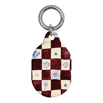 Afternoon Mezze Maroon AirTag Case AirTag Case by Charlie Taylor - The Dairy