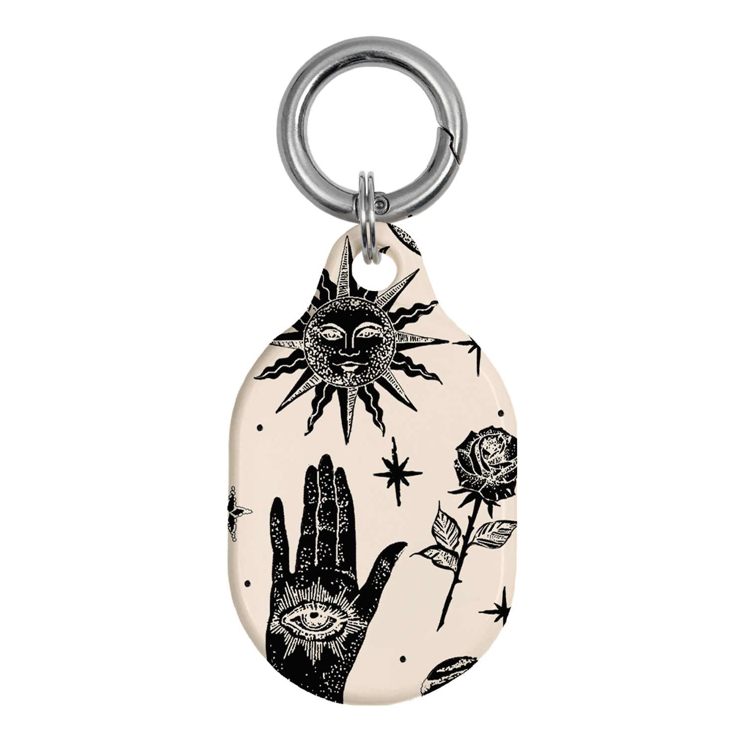 Astro Flash Beige AirTag Case AirTag Case by Veronica Tucker - The Dairy