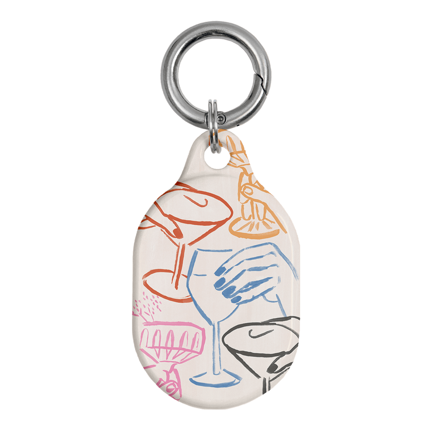 Cheers Multi AirTag Case AirTag Case by Phthalo Ruth - The Dairy