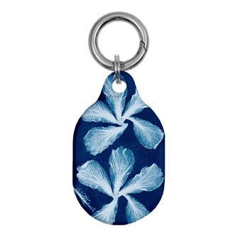 Hibiscus Cyanotype AirTag Case AirTag Case by Sally Hungerford - The Dairy